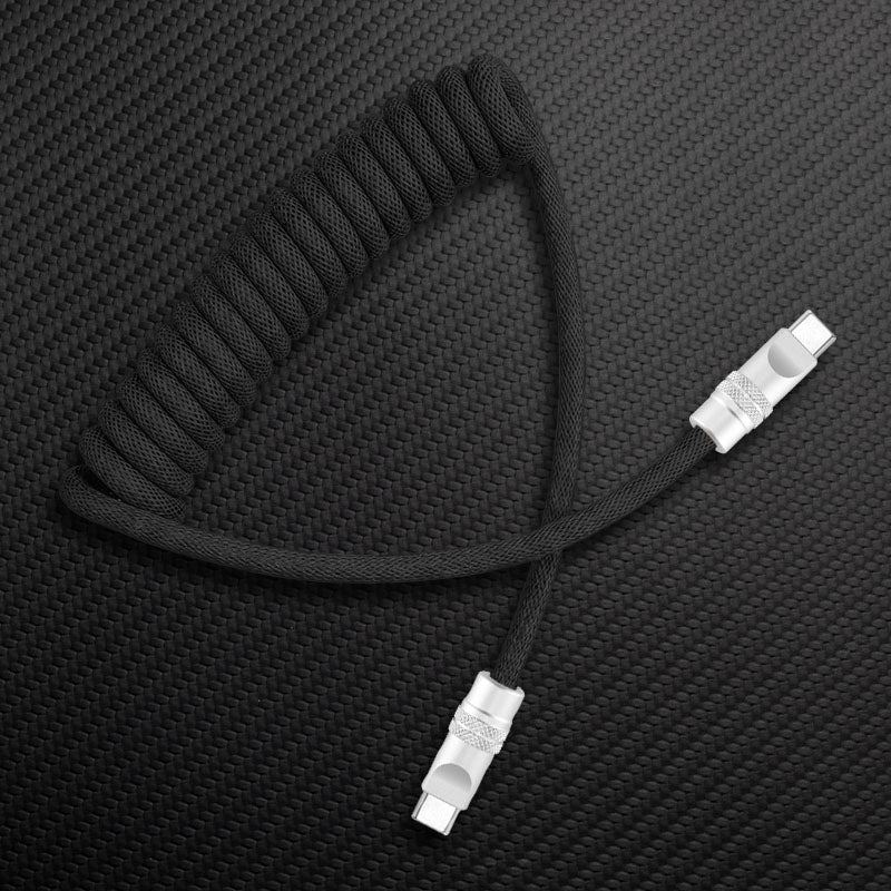 "Curly Chubby" Retractable Fast Charging Cable - Image 8