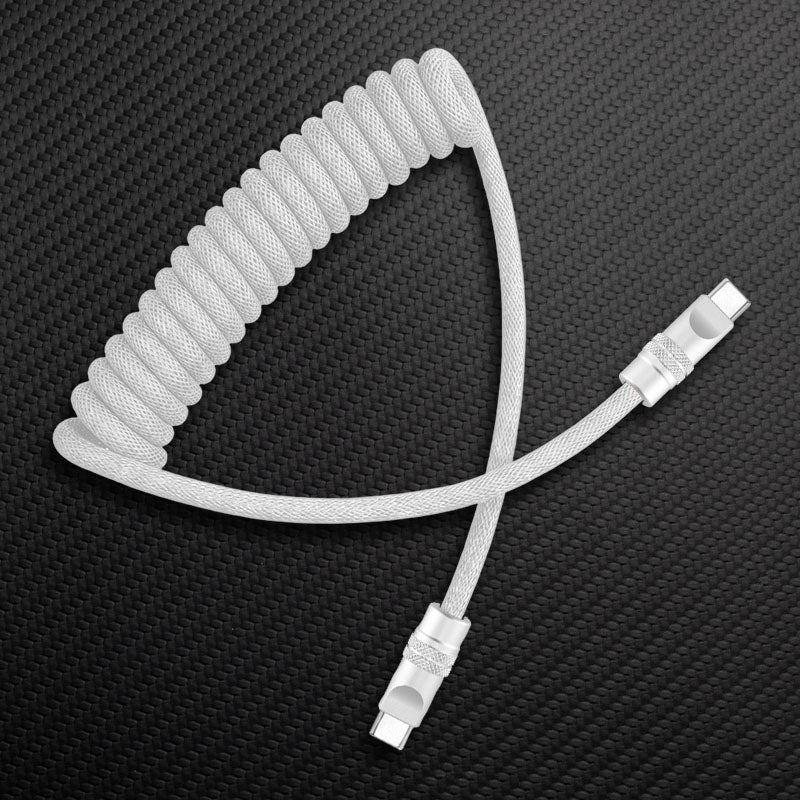 "Curly Chubby" Retractable Fast Charging Cable - Image 9