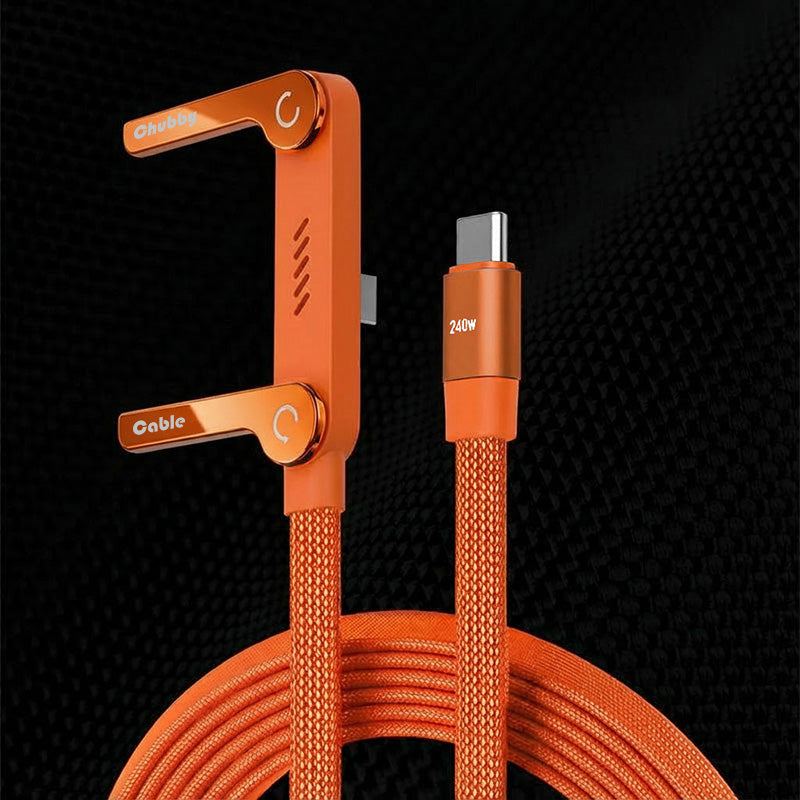 Free 240W Braided Fast Charge Cable with Stand - Image 8