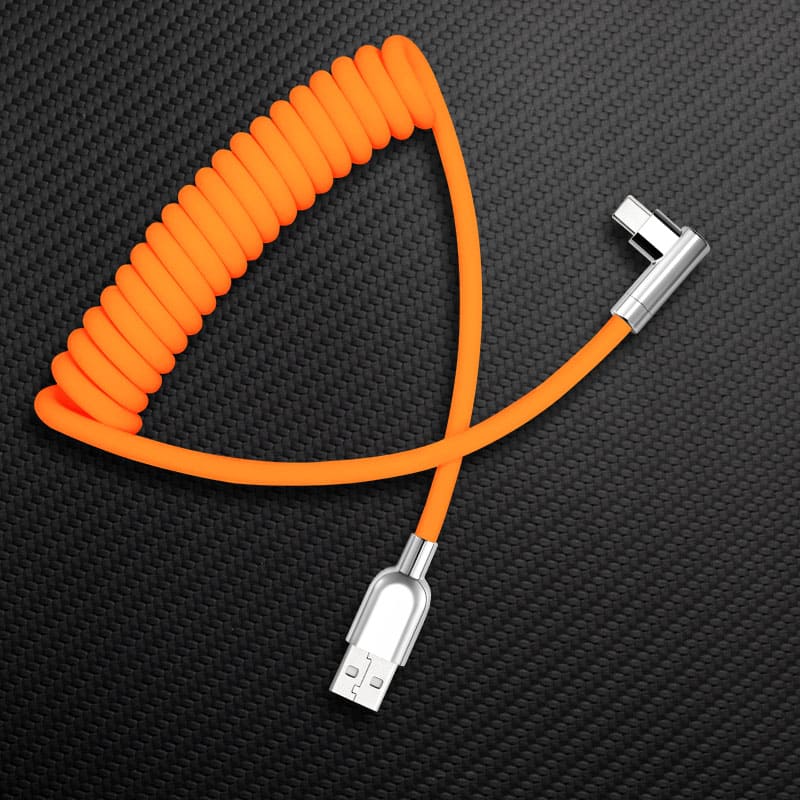 "Elbow Chubby" 240W Spring Cable With Mirrored Connector - Image 15