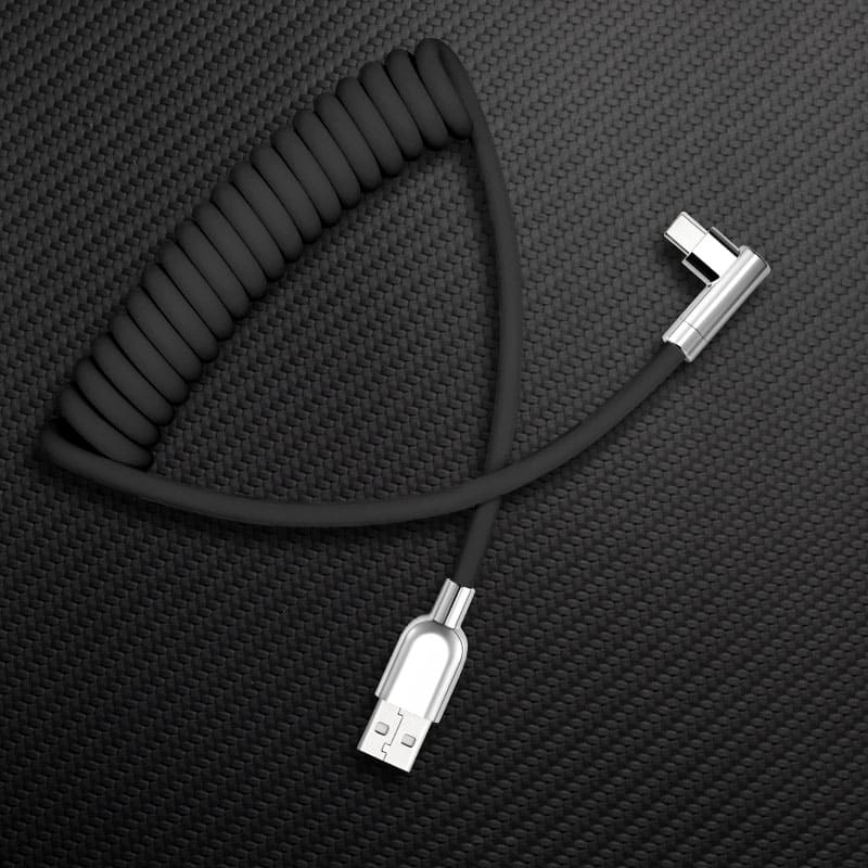 "Elbow Chubby" 240W Spring Cable With Mirrored Connector - Image 9