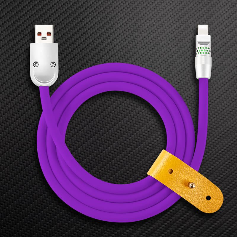 "Smile Chubby" 100W Fast Charge Cable With RGB Glow - Image 21