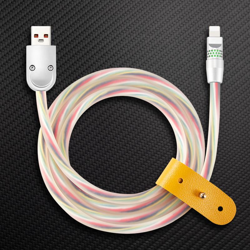 "Smile Chubby" 100W Fast Charge Cable With RGB Glow - Image 23