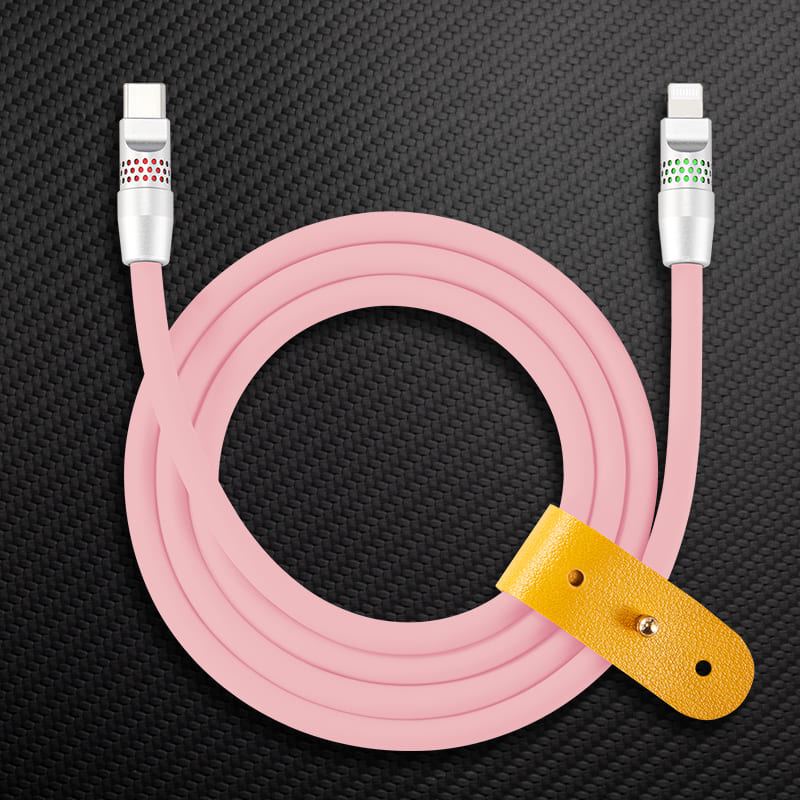 "Smile Chubby" 100W Fast Charge Cable With RGB Glow - Image 33