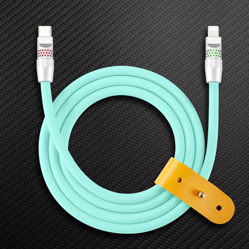 "Smile Chubby" 100W Fast Charge Cable With RGB Glow - Image 34