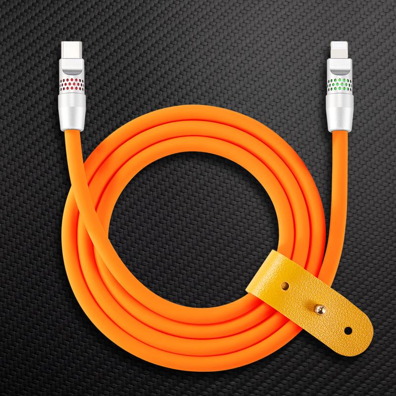"Smile Chubby" 100W Fast Charge Cable With RGB Glow - Image 37