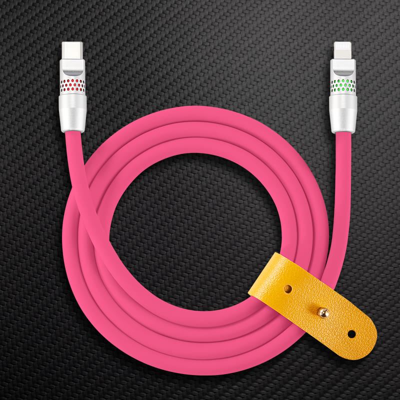 "Smile Chubby" 100W Fast Charge Cable With RGB Glow - Image 41