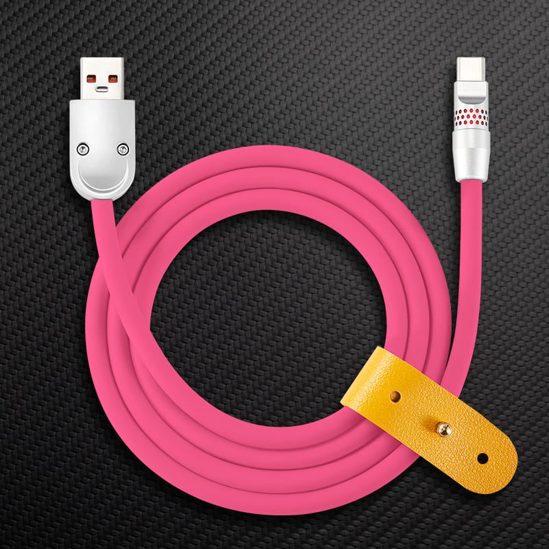 "Smile Chubby" 100W Fast Charge Cable With RGB Glow - Image 49