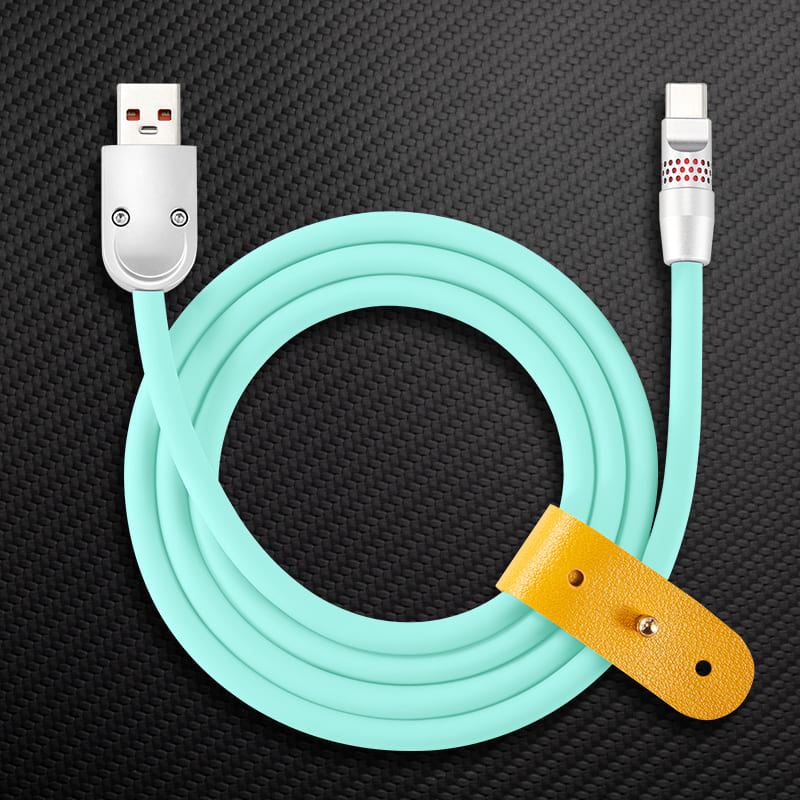 "Smile Chubby" 100W Fast Charge Cable With RGB Glow - Image 50