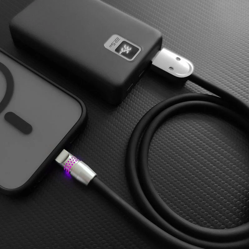 "Smile Chubby" 100W Fast Charge Cable With RGB Glow - Image 6