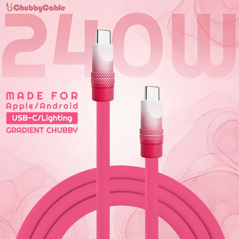 "Gradient Chubby" 240W Gradient Dopamine Charging Cable