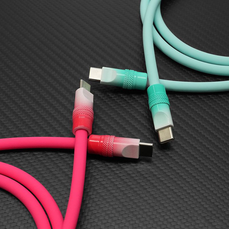 "Gradient Chubby" 240W Gradient Dopamine Charging Cable - Image 4