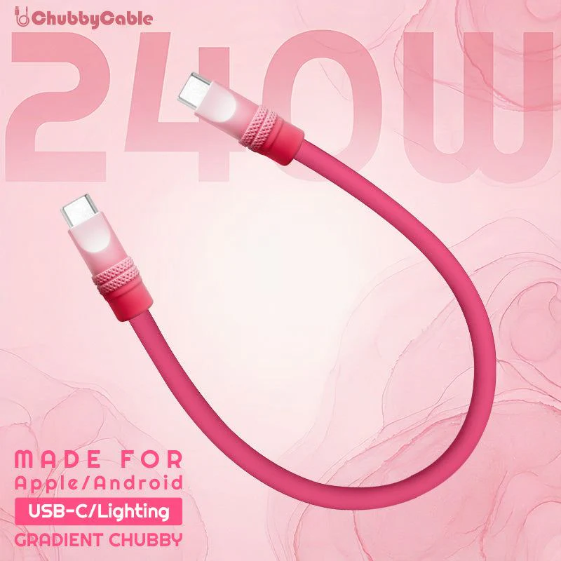 "Gradient Chubby" 240W Gradient Dopamine Power Bank Friendly Cable