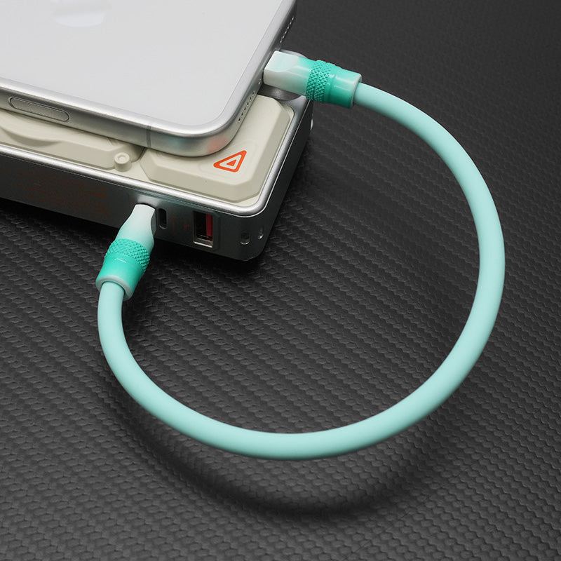 "Gradient Chubby" 240W Gradient Dopamine Power Bank Friendly Cable - Image 3