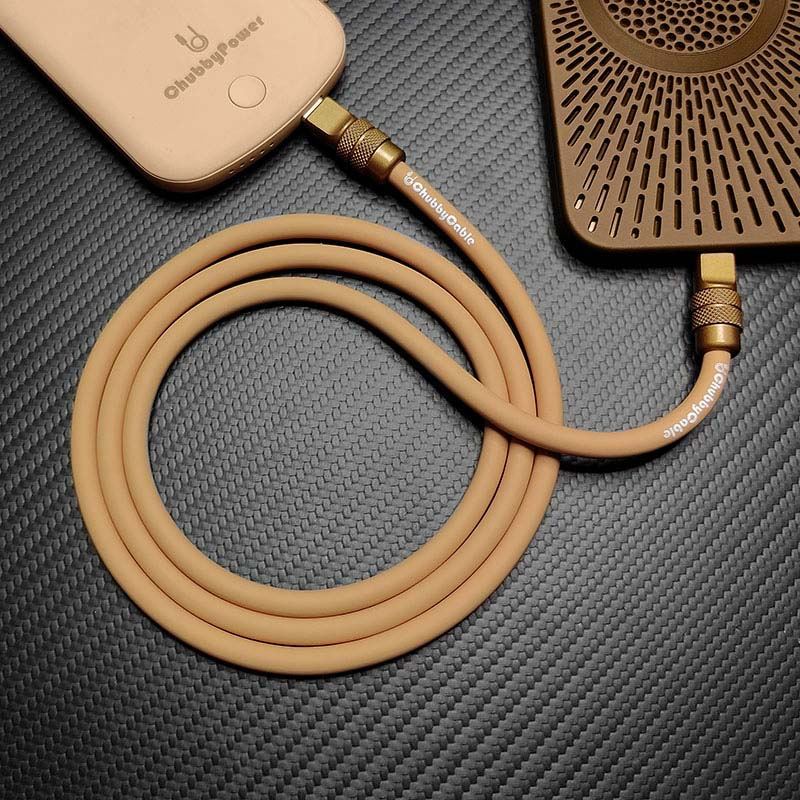 "Desert Titanium" Luxury Gold Charging Cable - Image 2
