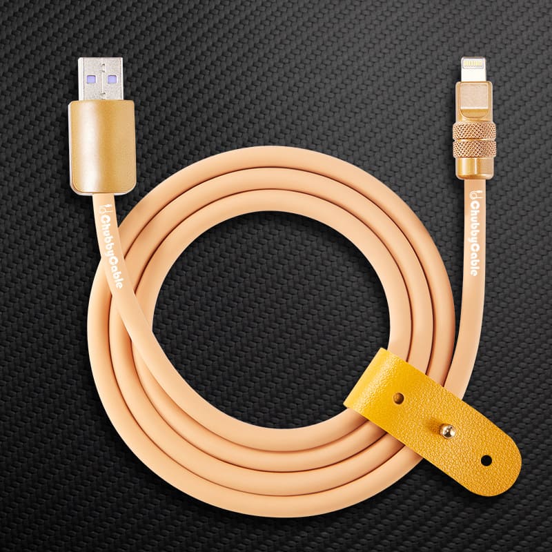 "Desert Titanium" Luxury Gold Charging Cable - Image 7