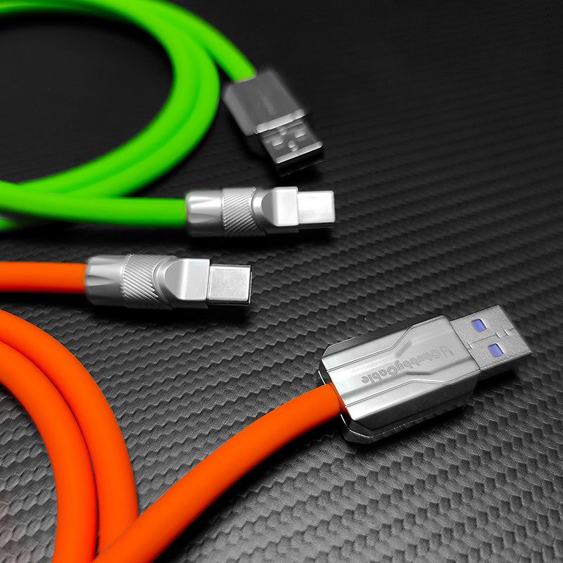 "Mecha Chubby" 240W Fast Charging Cable - 16 Vibrant Colors & Usb-C Only - Image 2