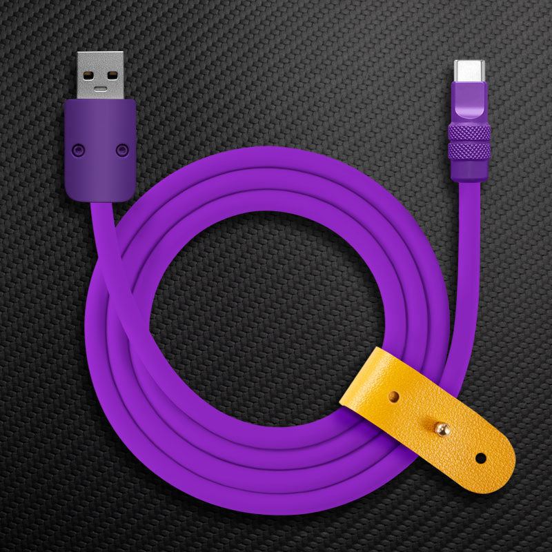 "Monochrome Chubby" 240W Classic Solid Color Fast Charging Cable - Image 18