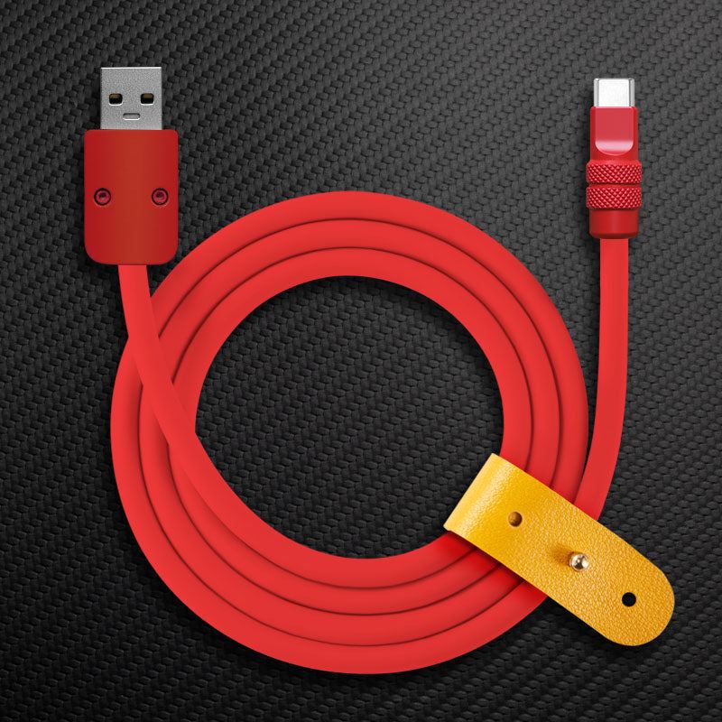 "Monochrome Chubby" 240W Classic Solid Color Fast Charging Cable - Image 22