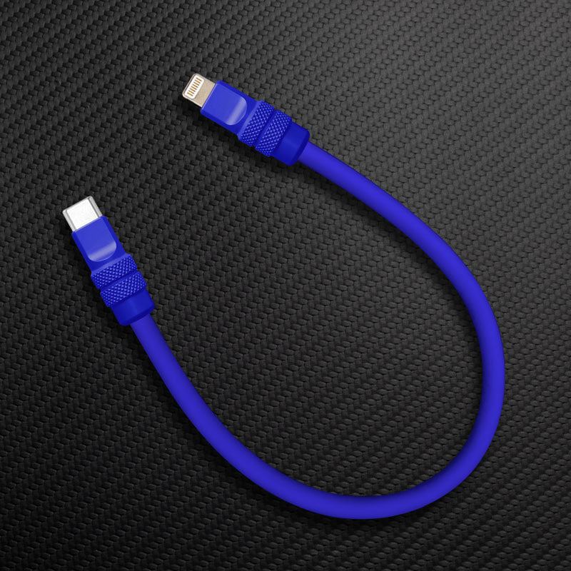 "Monochrome Chubby" Power Bank Friendly Cable - Silicone Material - Image 15