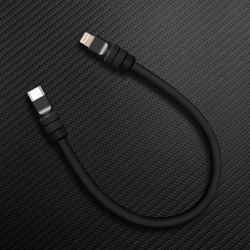 "Monochrome Chubby" Power Bank Friendly Cable - Silicone Material - Image 17