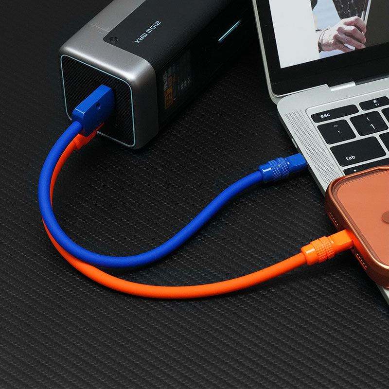 "Monochrome Chubby" Power Bank Friendly Cable - Silicone Material - Image 2