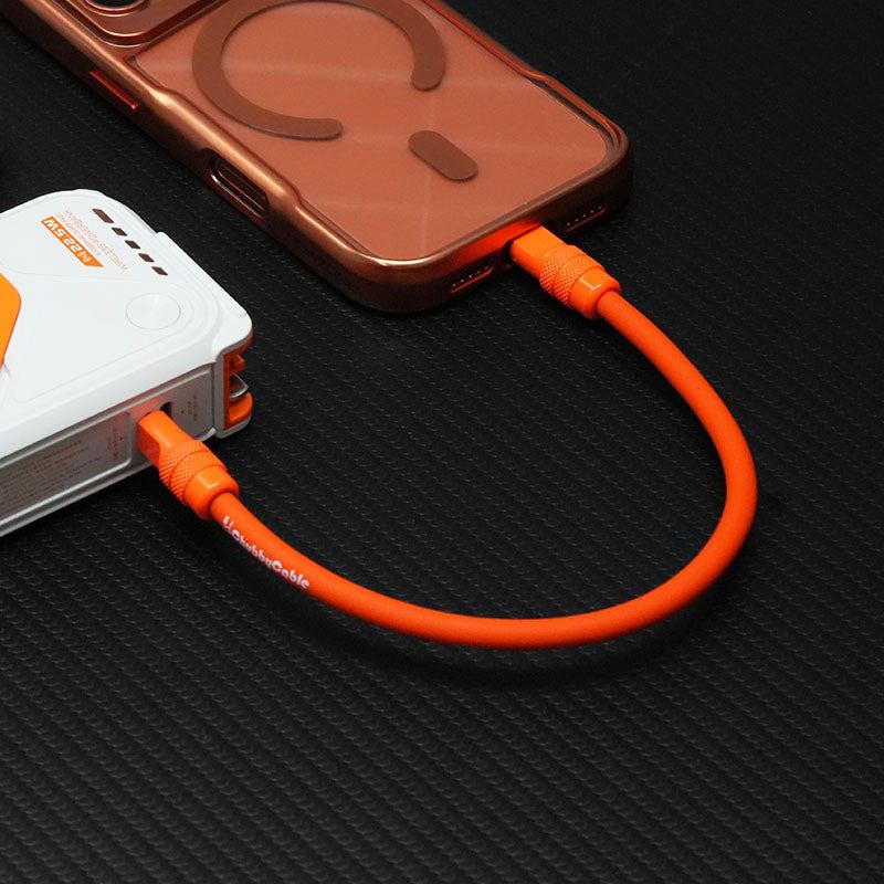 "Monochrome Chubby" Power Bank Friendly Cable - Silicone Material - Image 3
