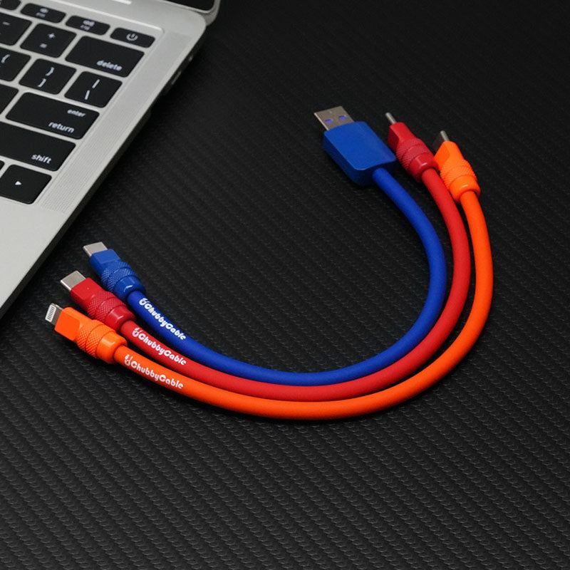 "Monochrome Chubby" Power Bank Friendly Cable - Silicone Material - Image 4