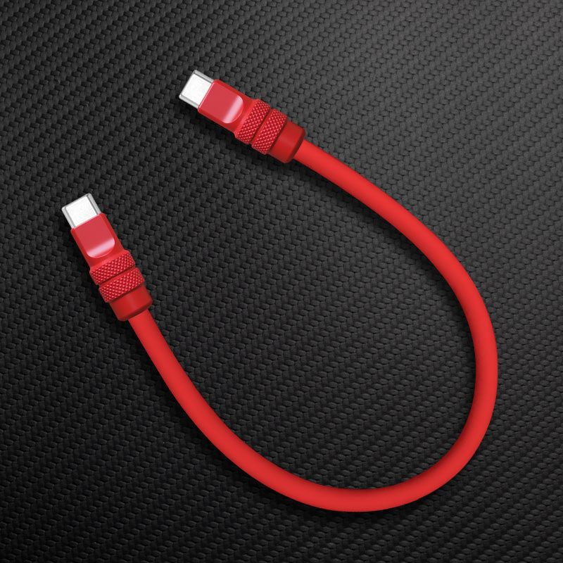 "Monochrome Chubby" Power Bank Friendly Cable - Silicone Material - Image 6