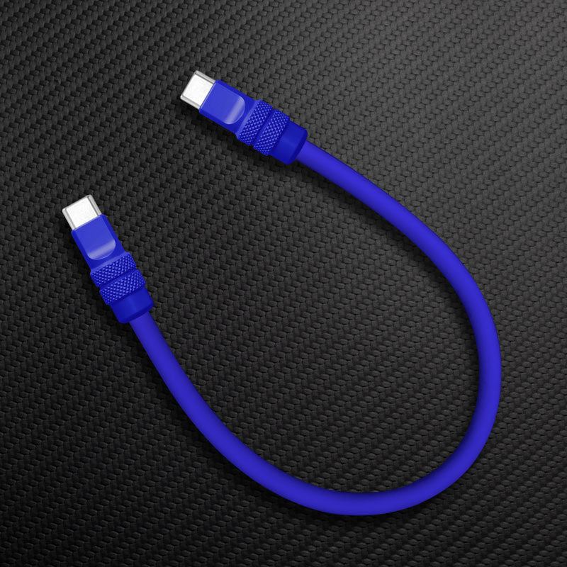 "Monochrome Chubby" Power Bank Friendly Cable - Silicone Material - Image 7