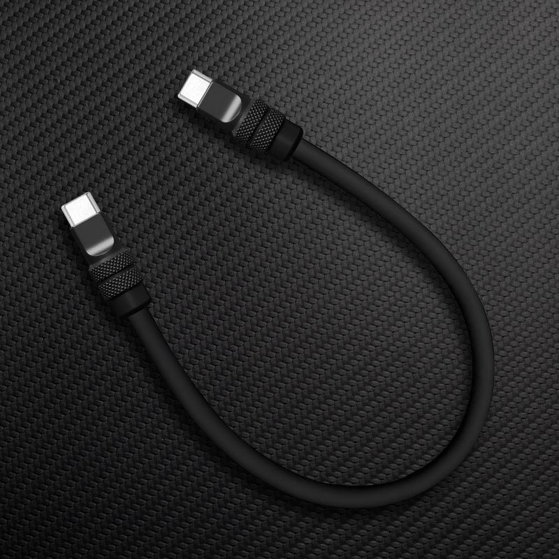 "Monochrome Chubby" Power Bank Friendly Cable - Silicone Material - Image 9