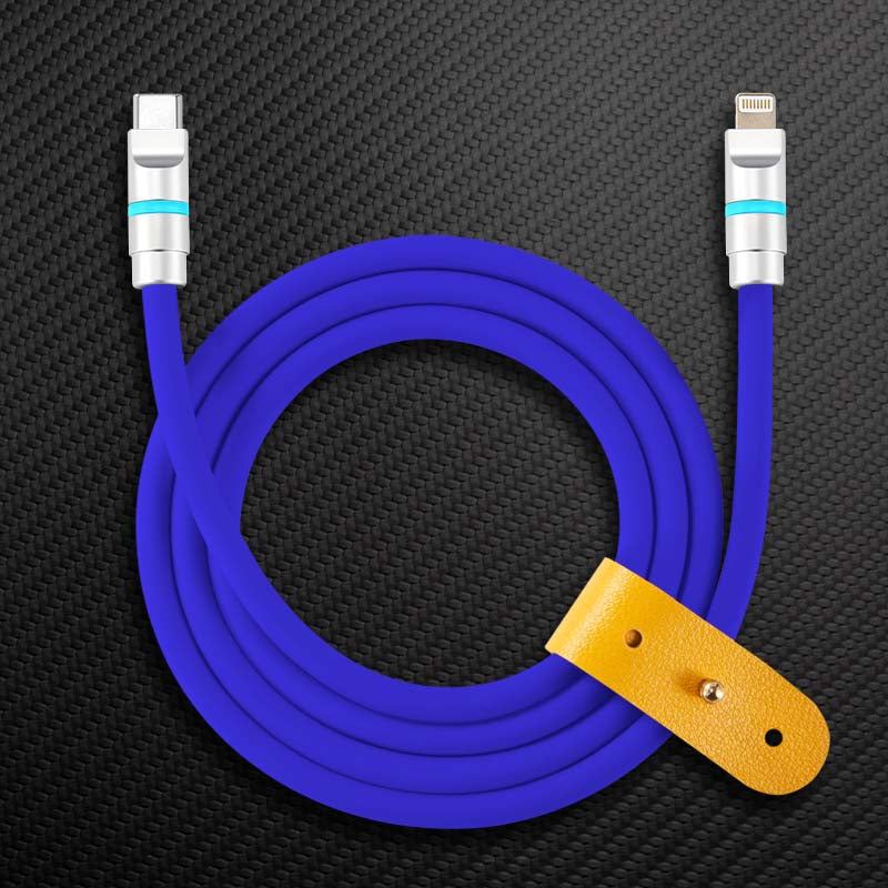 "Neon Chubby" Fast Charge Cable With Smart Light - Image 24