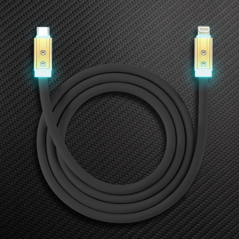 "Neon Chubby" Fast Charge Cable With Gold-plated Design - Image 16