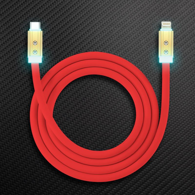 "Neon Chubby" Fast Charge Cable With Gold-plated Design - Image 20