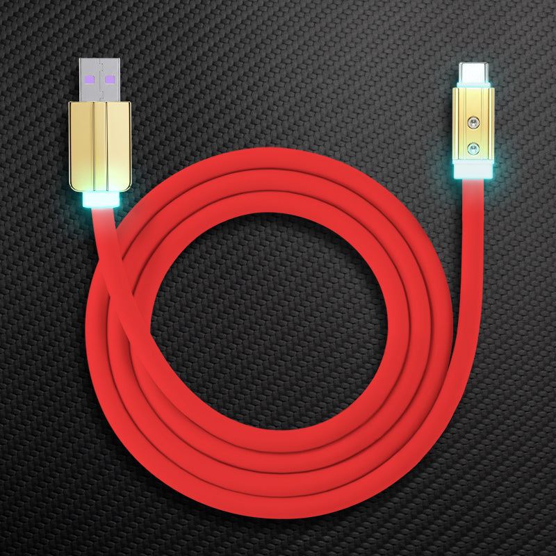 "Neon Chubby" Fast Charge Cable With Gold-plated Design - Image 21