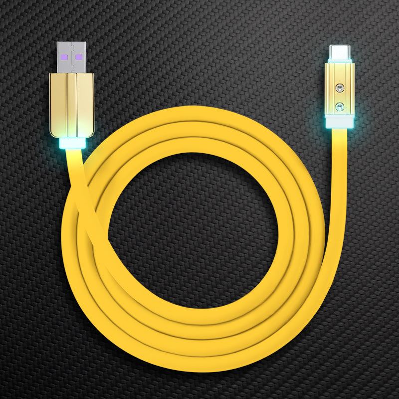 "Neon Chubby" Fast Charge Cable With Gold-plated Design - Image 25