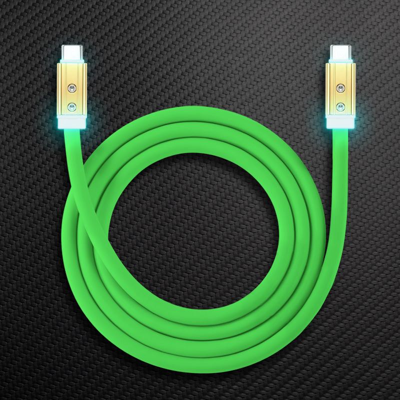 "Neon Chubby" Fast Charge Cable With Gold-plated Design - Image 27