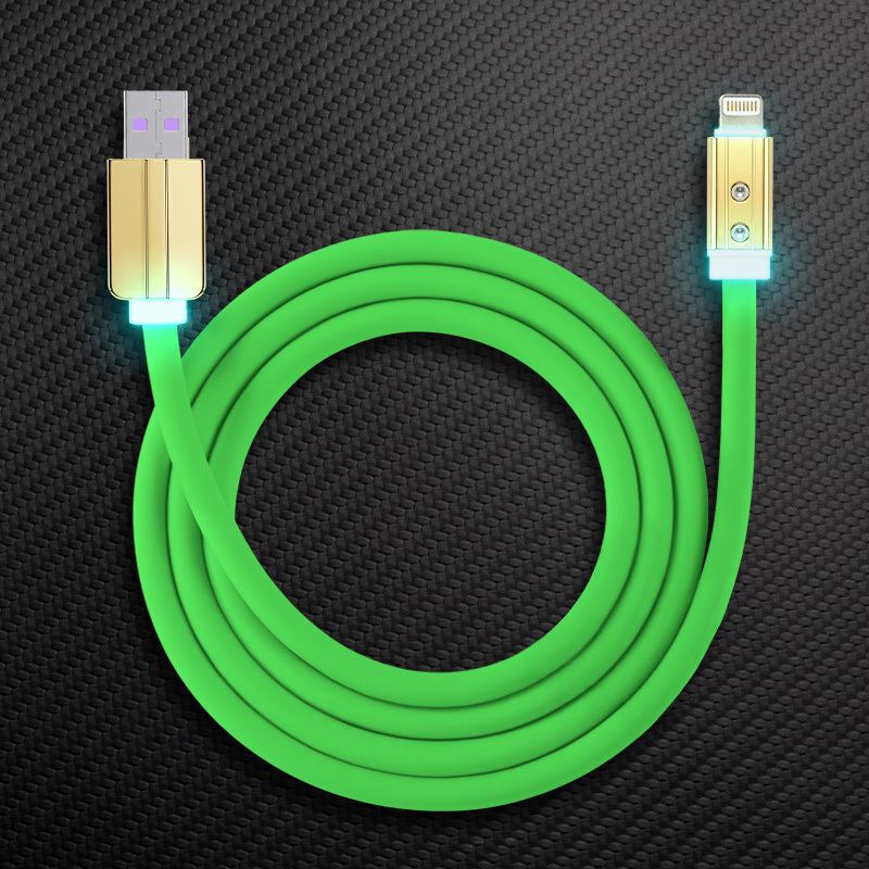 "Neon Chubby" Fast Charge Cable With Gold-plated Design - Image 30