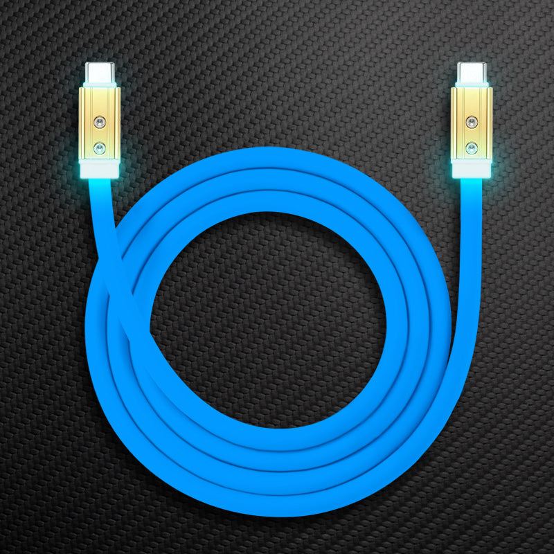 "Neon Chubby" Fast Charge Cable With Gold-plated Design - Image 31