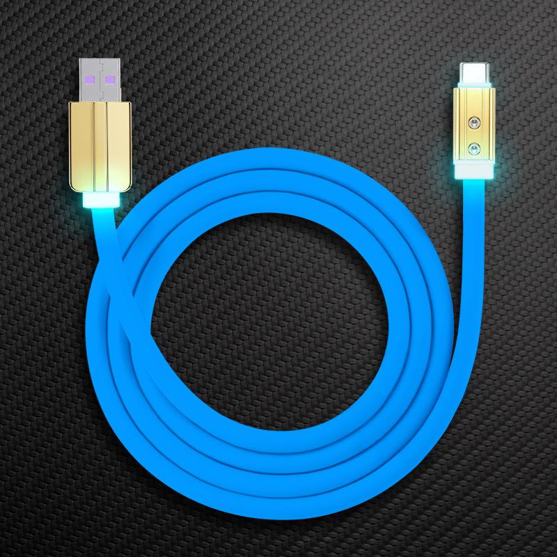 "Neon Chubby" Fast Charge Cable With Gold-plated Design - Image 33