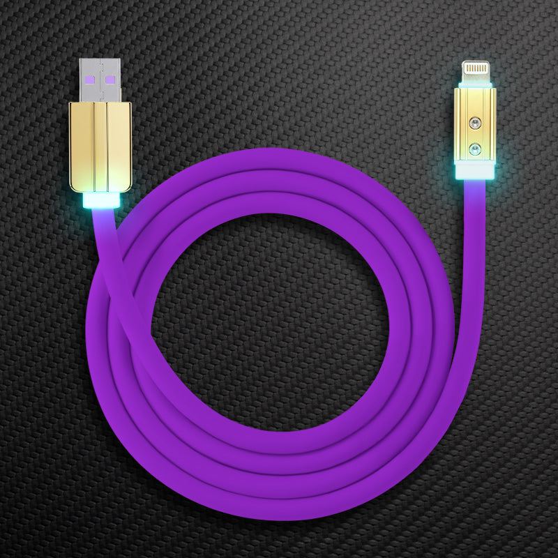 "Neon Chubby" Fast Charge Cable With Gold-plated Design - Image 38
