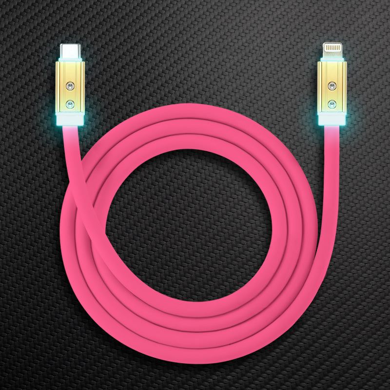 "Neon Chubby" Fast Charge Cable With Gold-plated Design - Image 39