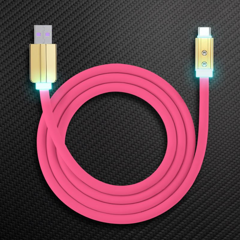 "Neon Chubby" Fast Charge Cable With Gold-plated Design - Image 41