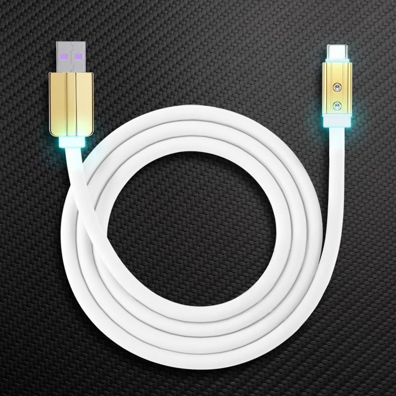 "Neon Chubby" Fast Charge Cable With Gold-plated Design - Image 45