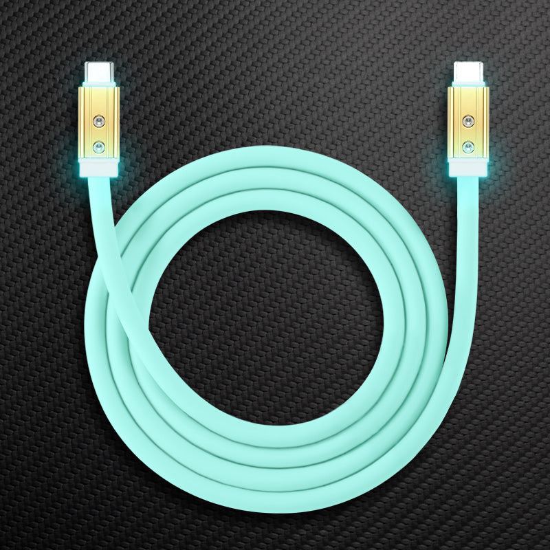 "Neon Chubby" Fast Charge Cable With Gold-plated Design - Image 7