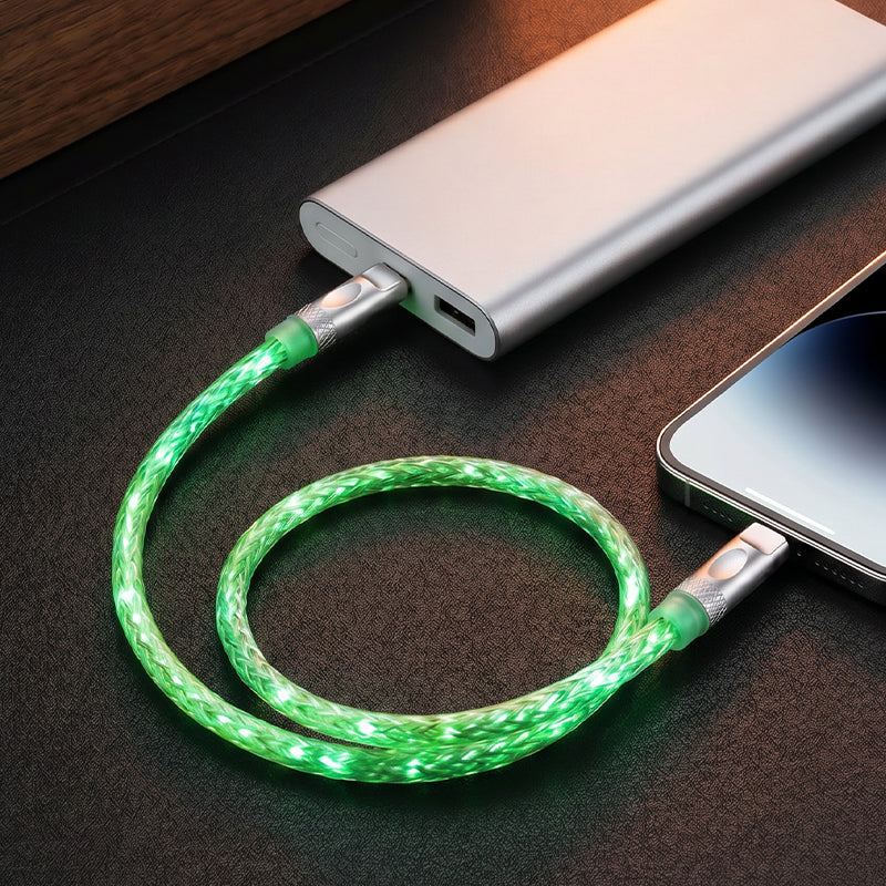 "Neon Chubby" Power Bank Friendly Color-Changing Luminous Cable - Image 4