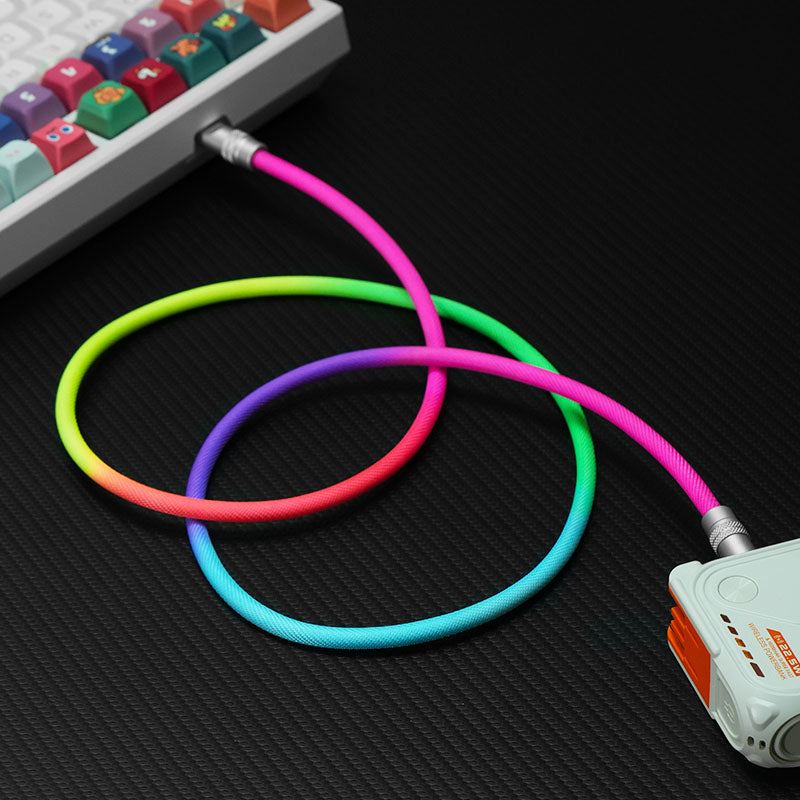 "Rainbow Chubby" Colorful Charge Cable - Image 3
