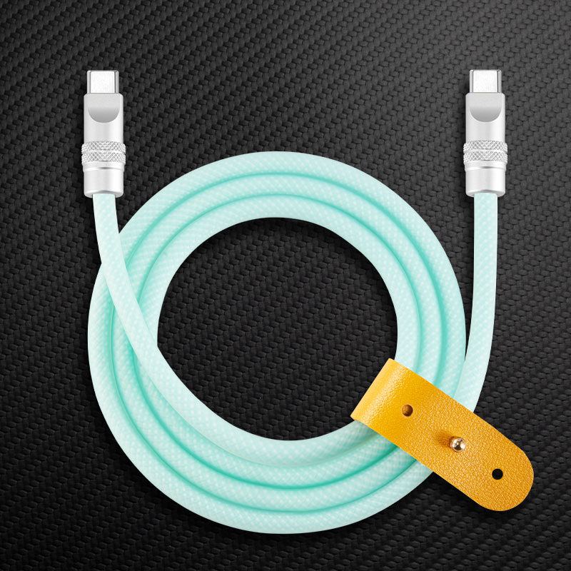 "See Through Chubby" Ultra Soft Transparent Braided Charging Cable - Image 14