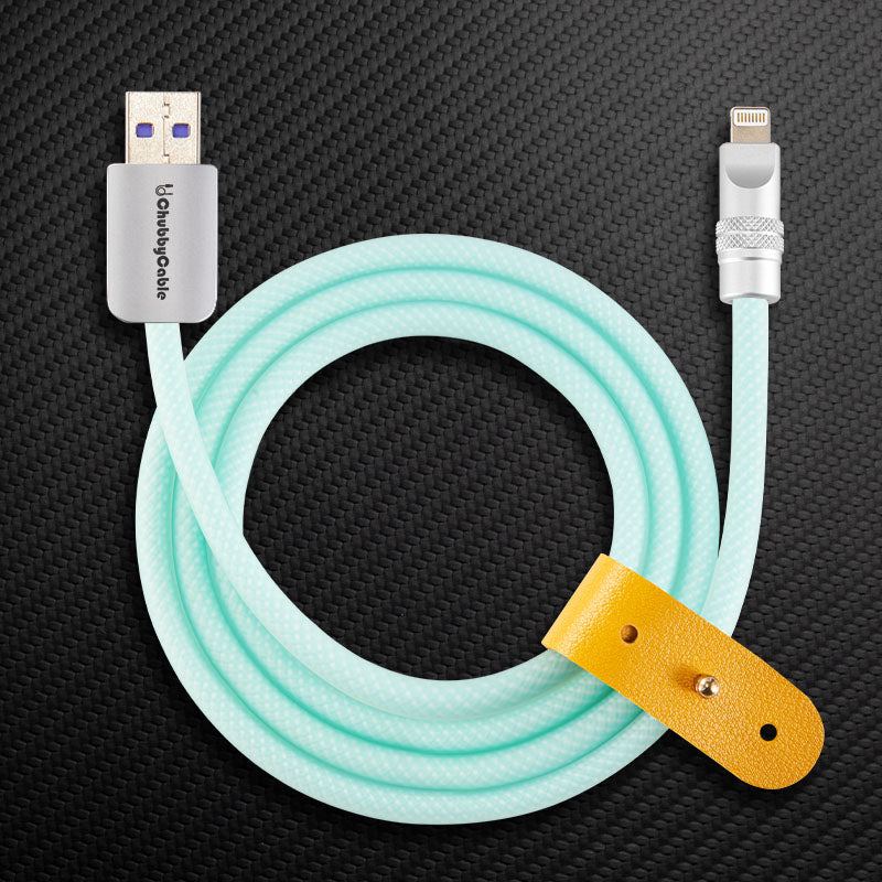 "See Through Chubby" Ultra Soft Transparent Braided Charging Cable - Image 15