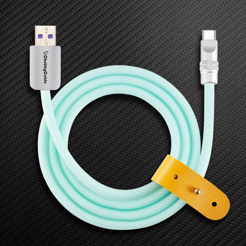 "See Through Chubby" Ultra Soft Transparent Braided Charging Cable - Image 16